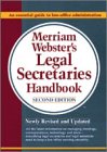 Merriam-Webster's Legal Secretaries Handbook used book depot