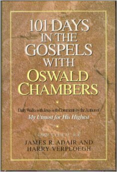 101 Days in the Gospels With Oswald Chambers: Including Selections from the Gospels Interwoven in the Words of the New International Version by used book depot