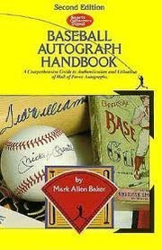 Scd Baseball Autograph Handbook used book depot