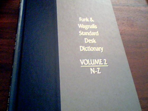 funk & wagnalls standard desk dictionary, volume 2, n-z (N - Z, 2) used book depot