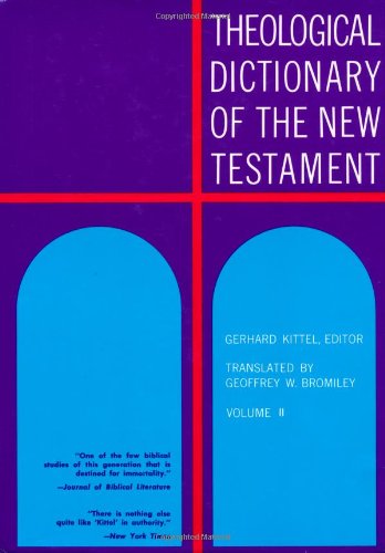 Theological Dictionary of the New Testament (Volume II) used book depot