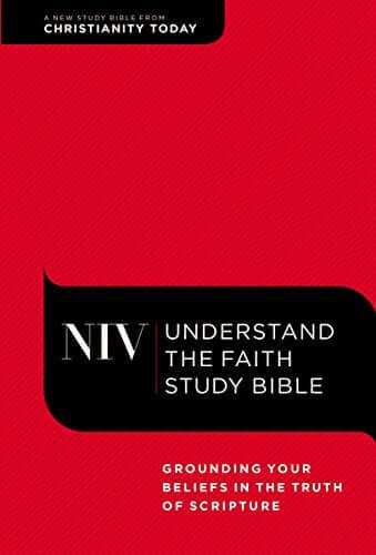NIV, Understand the Faith Study Bible, Hardcover: Grounding Your Beliefs in the Truth of Scripture used book depot