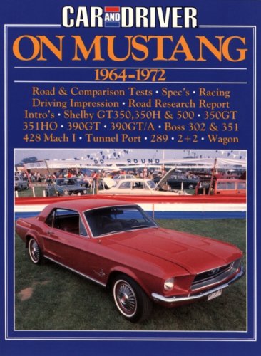 Car And Driver on Mustang 1964-1972 used book depot