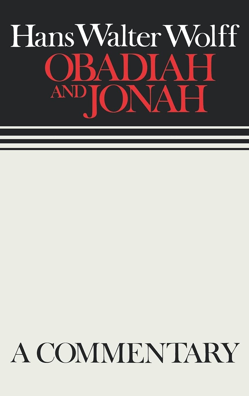 Obadiah and Jonah: Continental Commentaries used book depot