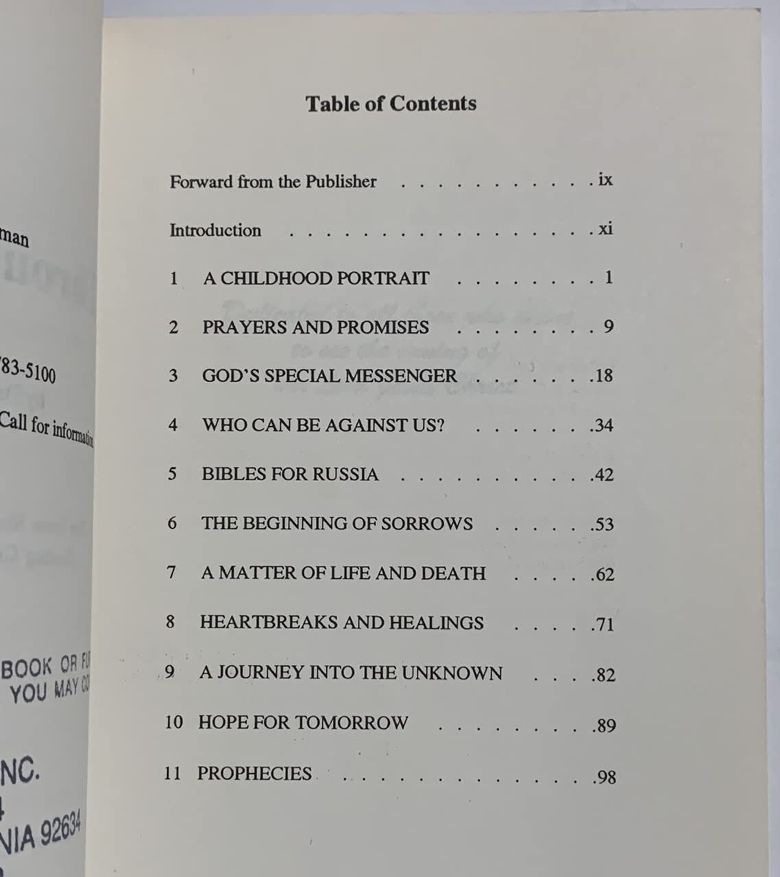 Through the Fire: True Story of a Romanian Pastor Facing Communist Persucution used book depot