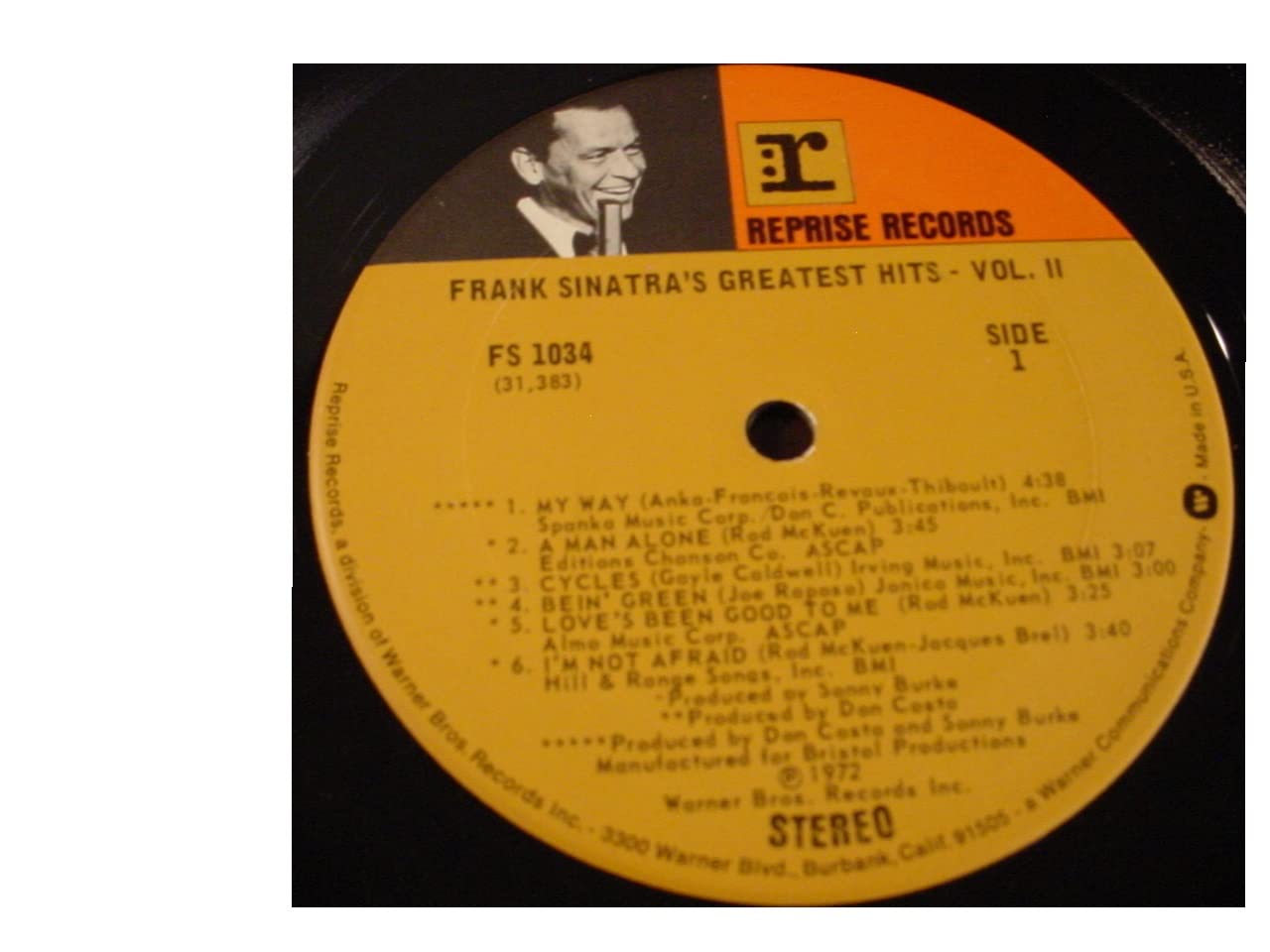 Frank Sinatra - Greatest Hits, Vol. 2 used book depot