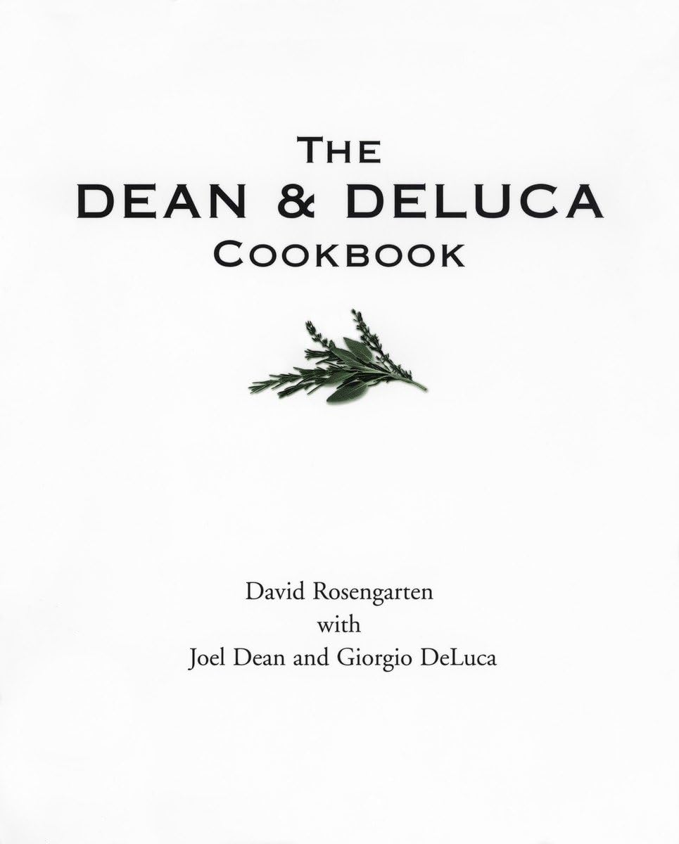 The Dean and DeLuca Cookbook used book depot