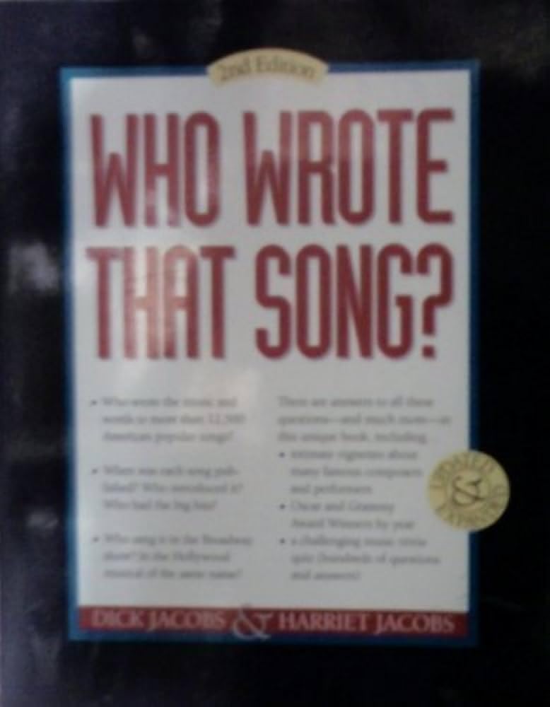 Who Wrote That Song? used book depot