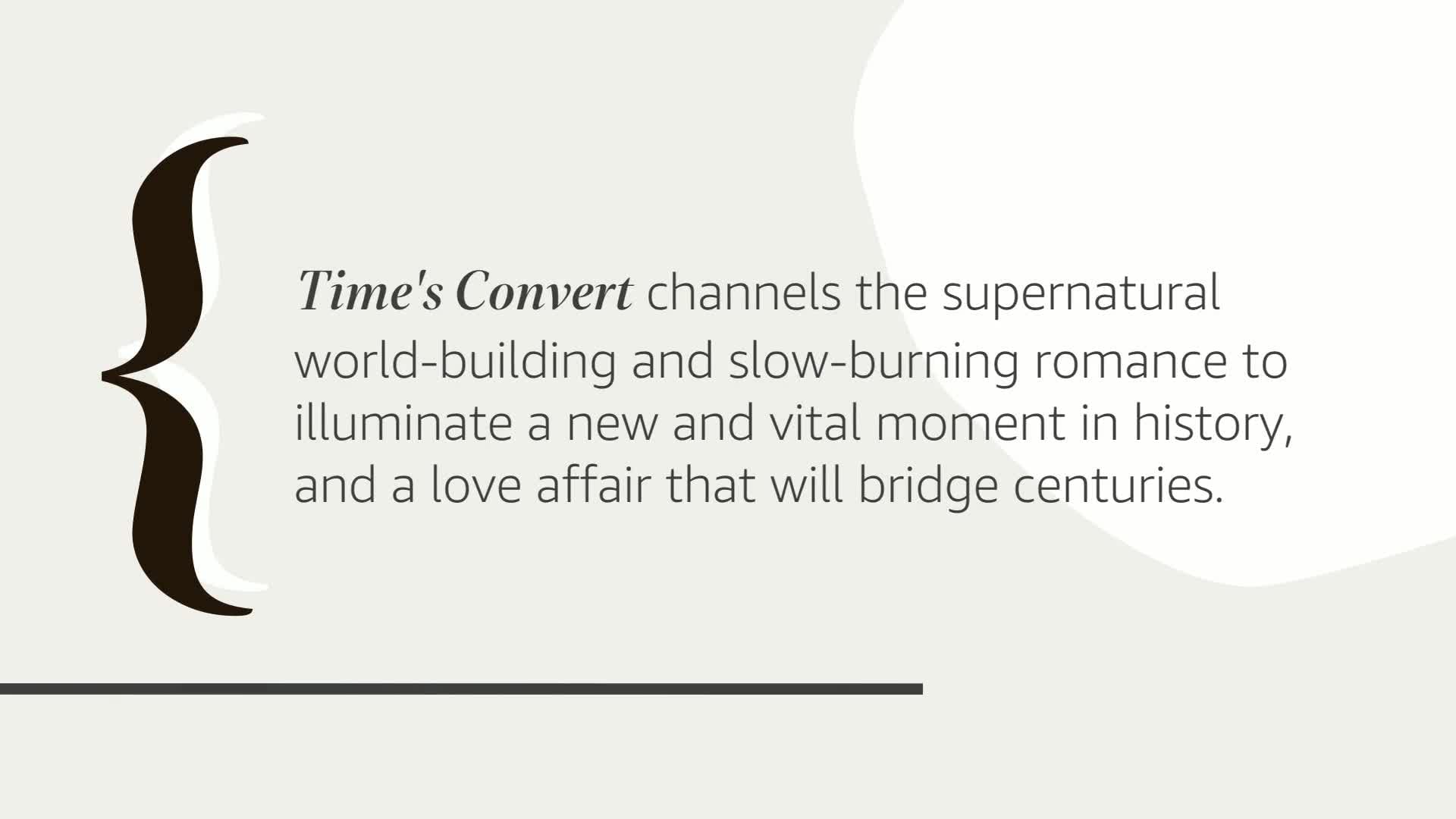 Time's Convert: A Novel used book depot