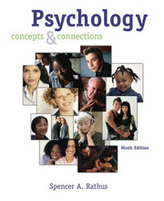 Psychology: Concepts and Connections (with CD-ROM, Student Notebook, and InfoTrac) (Available Titles CengageNOW) used book depot