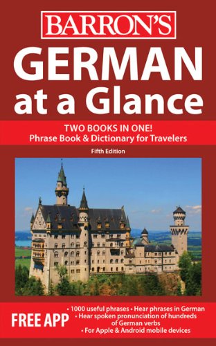 German at a Glance: Foreign Language Phrasebook & Dictionary (At a Glance Series) (German Edition) used book depot