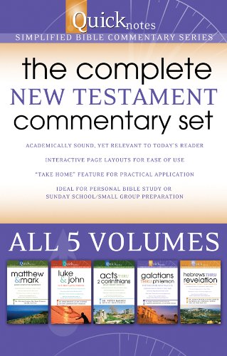 Quicknotes - Complete New Testament Commentary Set (QuickNotes Commentaries) used book depot