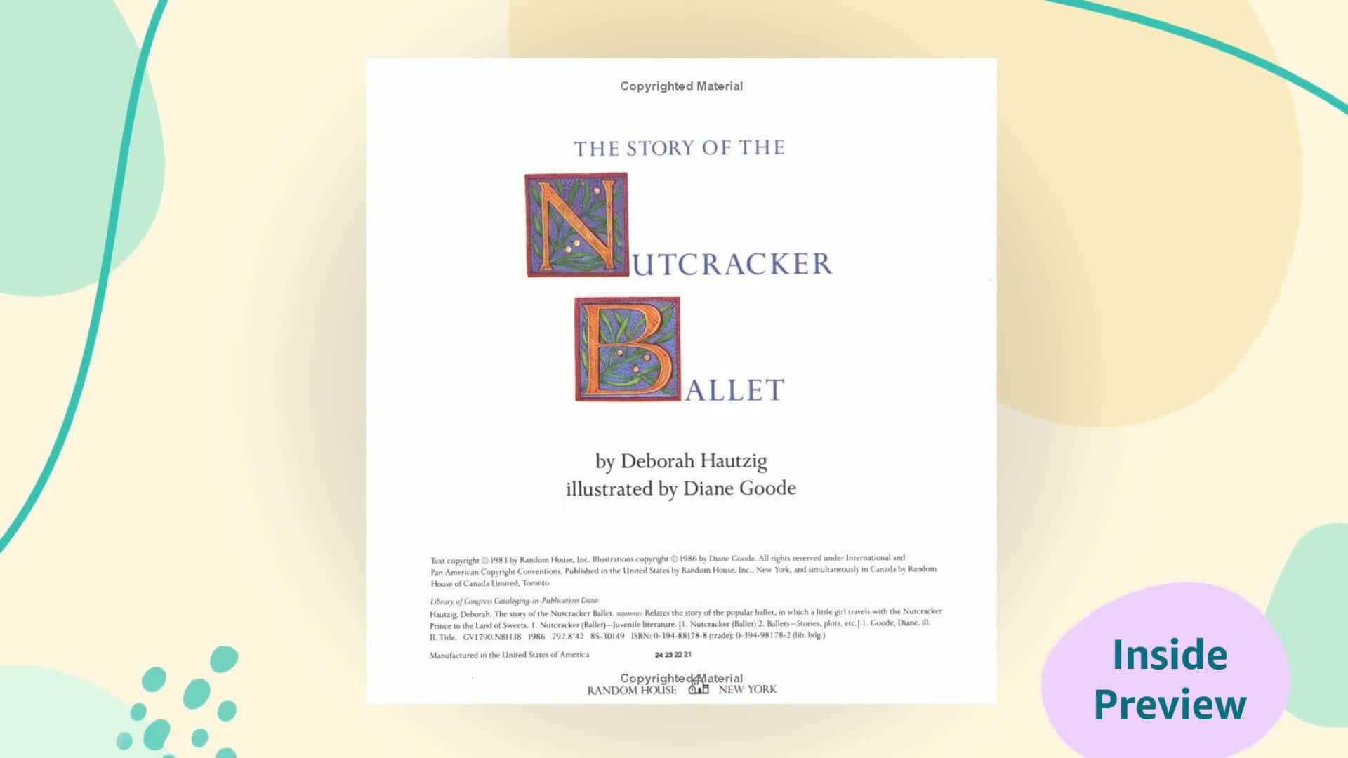 The Story Of The Nutcracker Ballet (A Random House Pictureback) used book depot