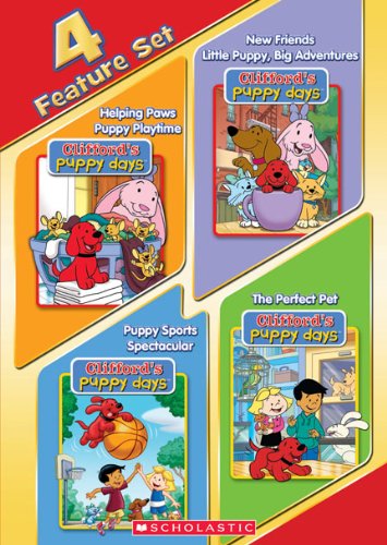 Clifford's Puppy Days - Four Feature Set used book depot