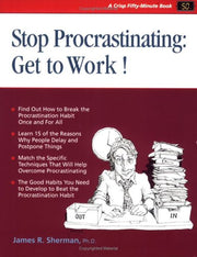 Stop Procrastinating: Get to Work used book depot