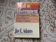 A Call to Discernment used book depot
