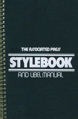Associated Press Stylebook and Libel Manual (1998 Edition) used book depot