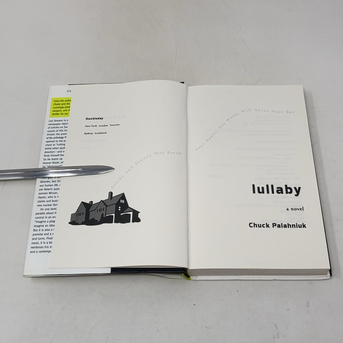 Lullaby: A Novel used book depot
