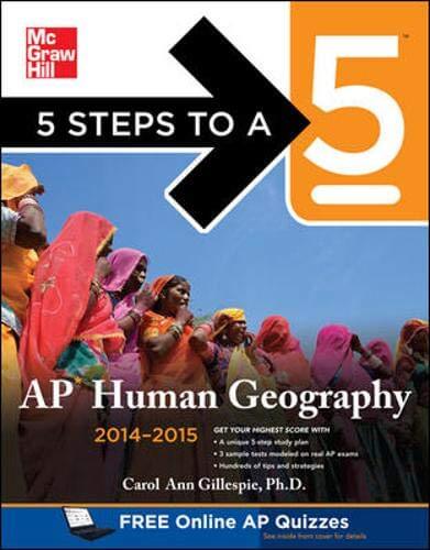 5 Steps to a 5 AP Human Geography, 2014-2015 Edition (5 Steps to a 5 on the Advanced Placement Examinations Series) used book depot