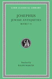 Josephus: Jewish Antiquities, Books VII-VIII (Loeb Classical Library No. 281) (Volume III) used book depot