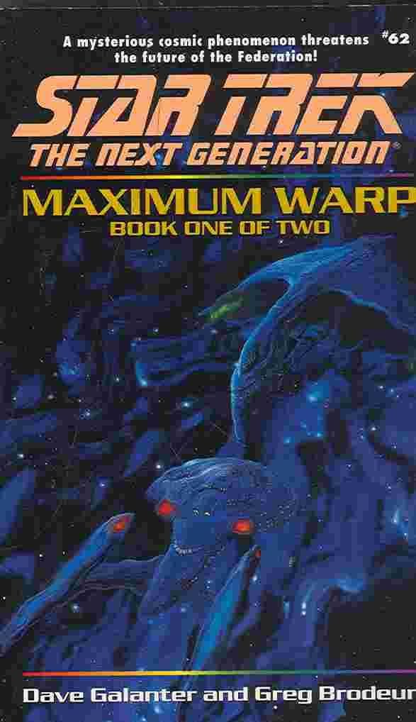 Maximum Warp Book One: Dead Zone (Star Trek The Next Generation, No 62) used book depot