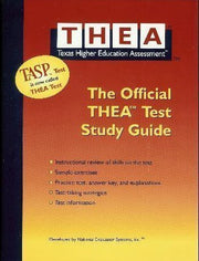 THEA, The Official THEA Study Guide (Texas Higher Education Assessment) used book depot