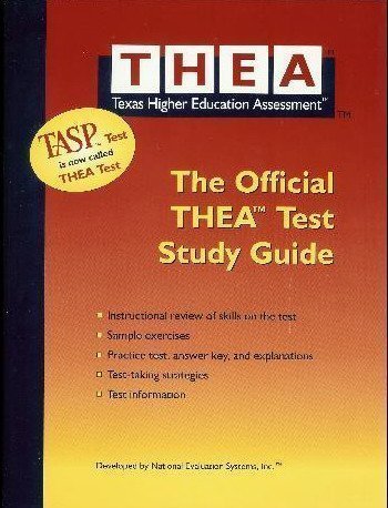 THEA, The Official THEA Study Guide (Texas Higher Education Assessment) used book depot