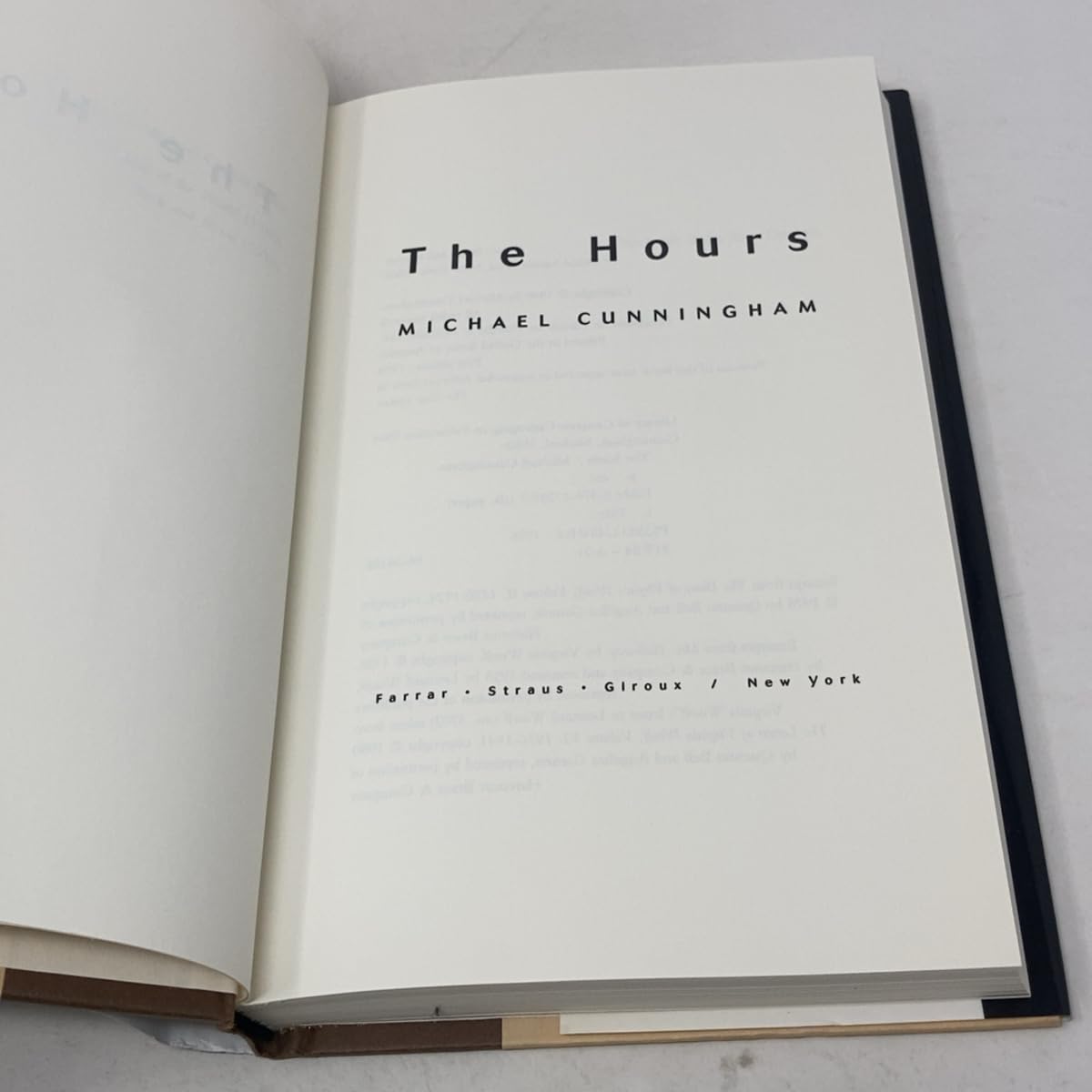 The Hours: A Novel used book depot