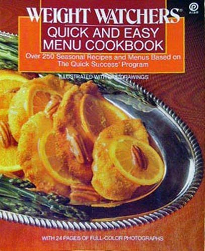 Weight Watchers' Quick and Easy Menu used book depot