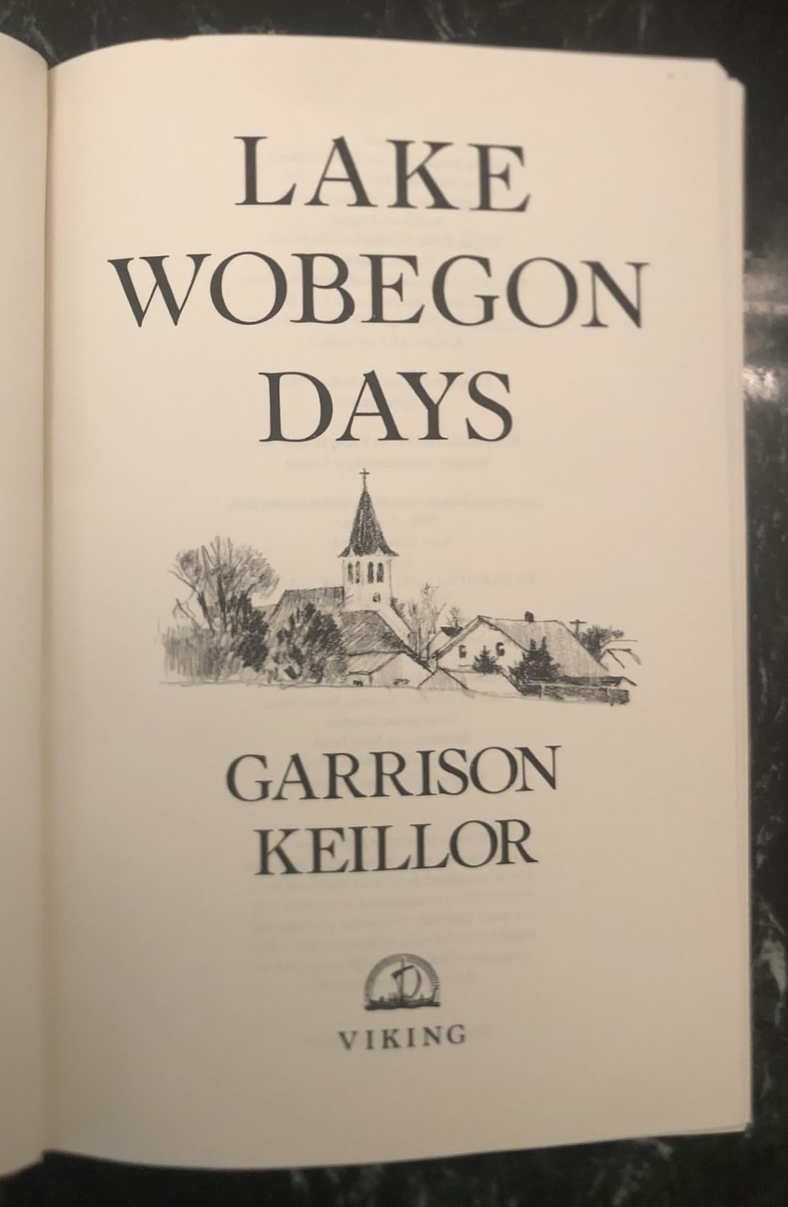 Lake Wobegon Days used book depot