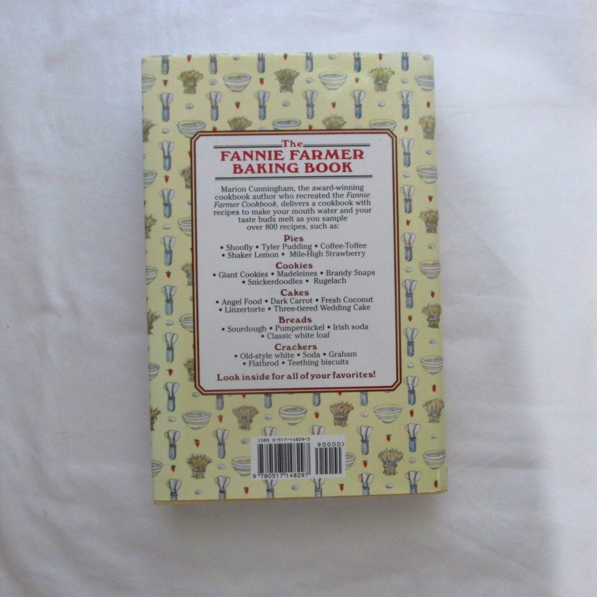 The Fannie Farmer Baking Book used book depot