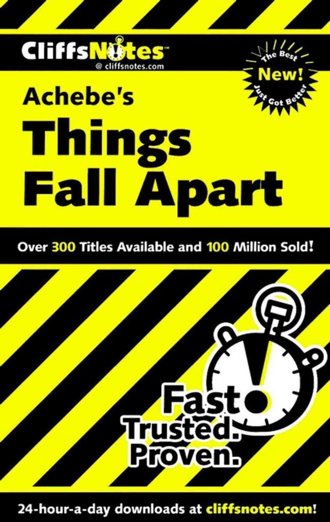 CliffsNotes on Achebe's Things Fall Apart (Dummies Trade) used book depot