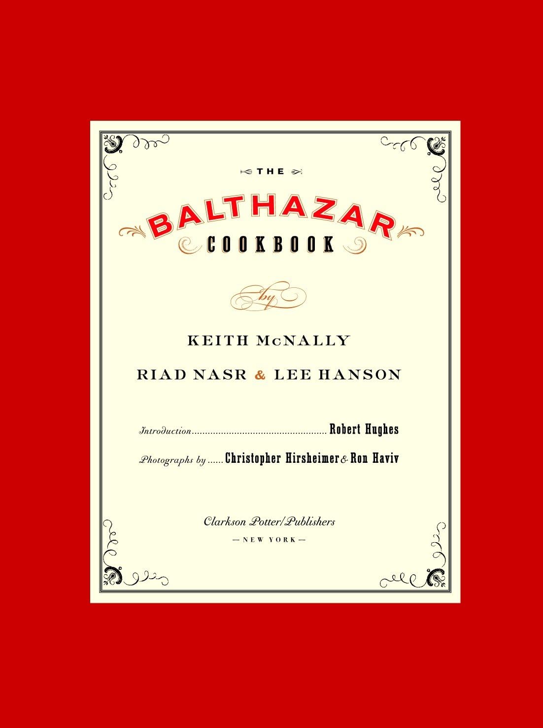 The Balthazar Cookbook used book depot
