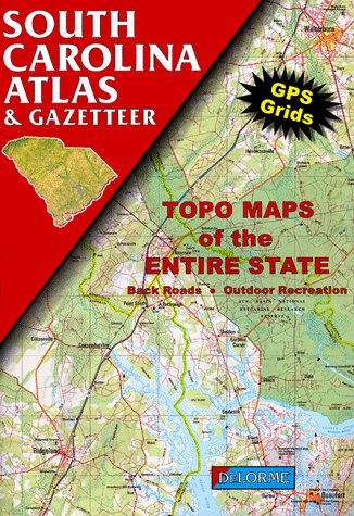 DeLorme South Carolina Atlas used book depot