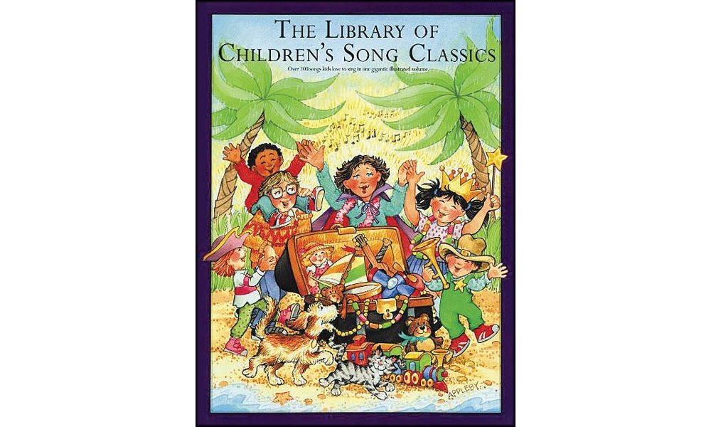 The Library of Children's Song Classics – Piano, Vocal and Guitar Songbook | Easy-to-Read Lyrics, Chords and Arrangements | Illustrated Collection of Storybook, Holiday and Folk Songs used book depot