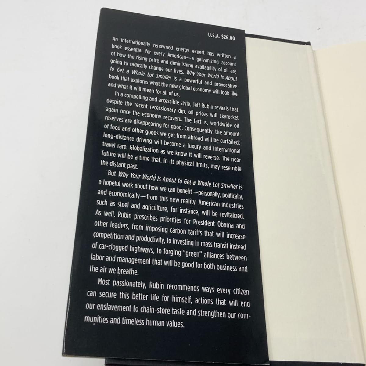 Why Your World Is About to Get a Whole Lot Smaller: Oil and the End of Globalization used book depot