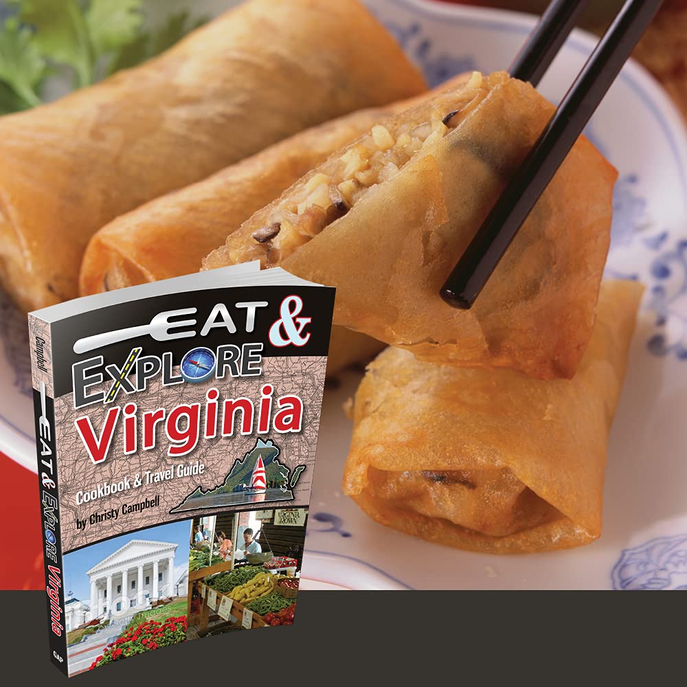 Eat & Explore Virginia Cookbook & Travel Guide used book depot