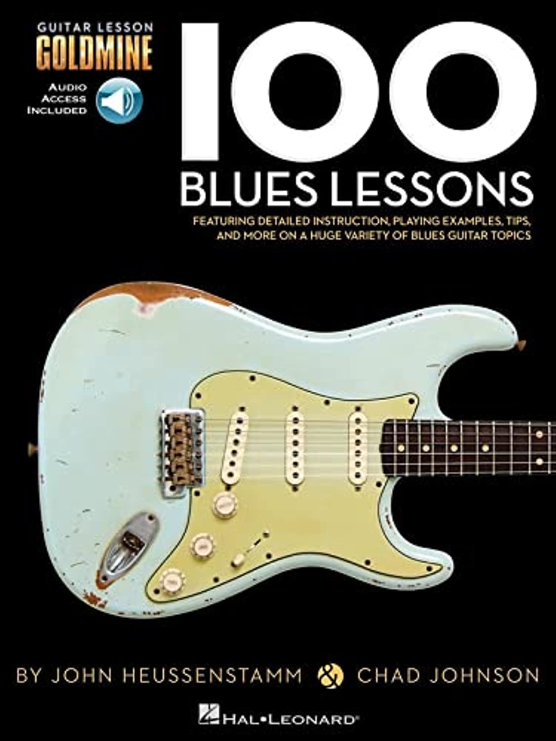 100 Blues Lessons - Guitar Lesson Goldmine Series (Bk/Online Audio) used book depot