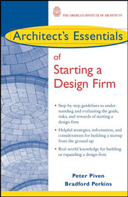 Architect's Essentials of Starting a Design Firm (Architect's Essentials of Professional Practice) used book depot