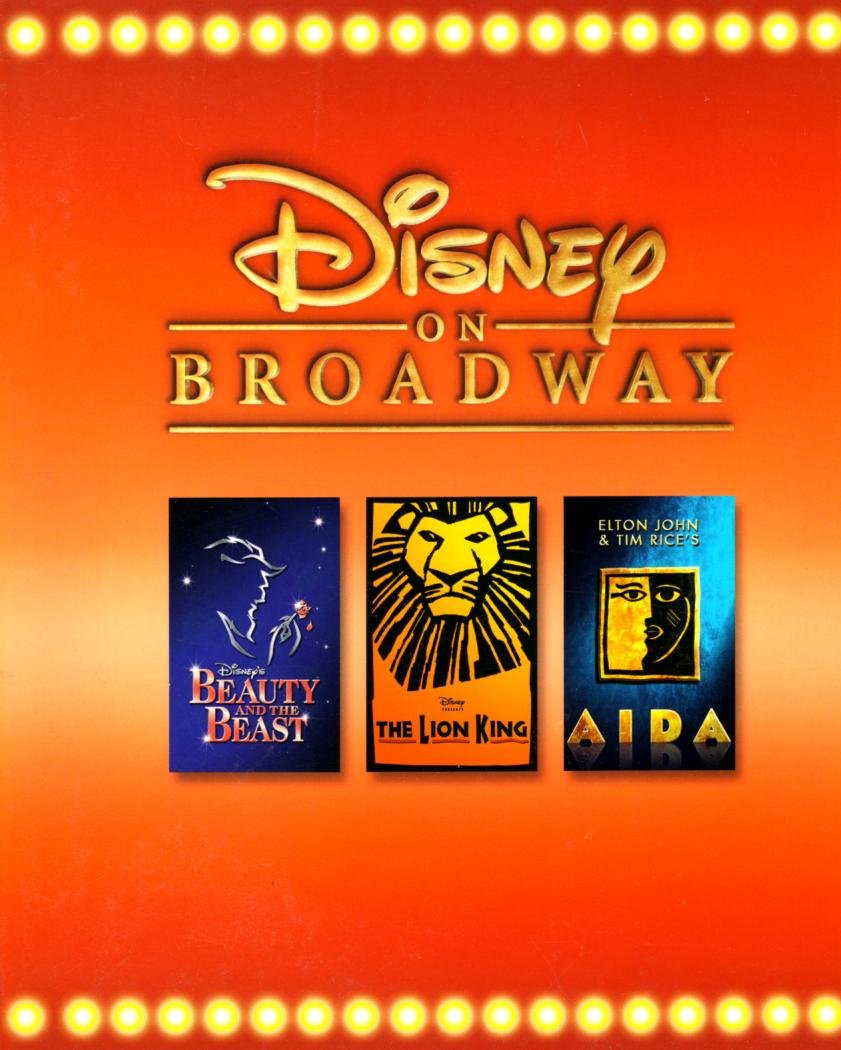 Disney on Broadway (A Disney Theatrical Souvenir Book) used book depot