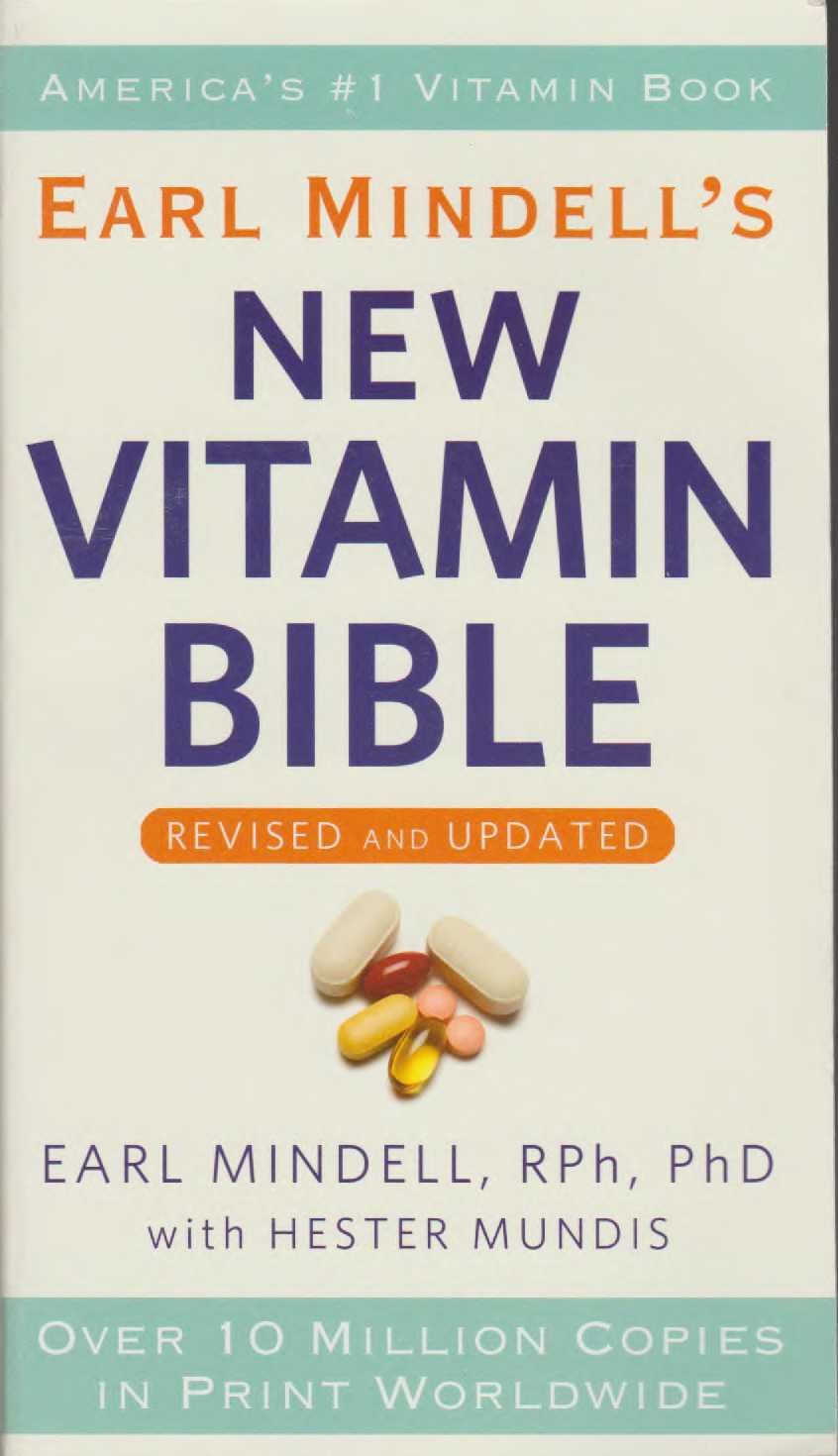 Earl Mindell's New Vitamin Bible used book depot