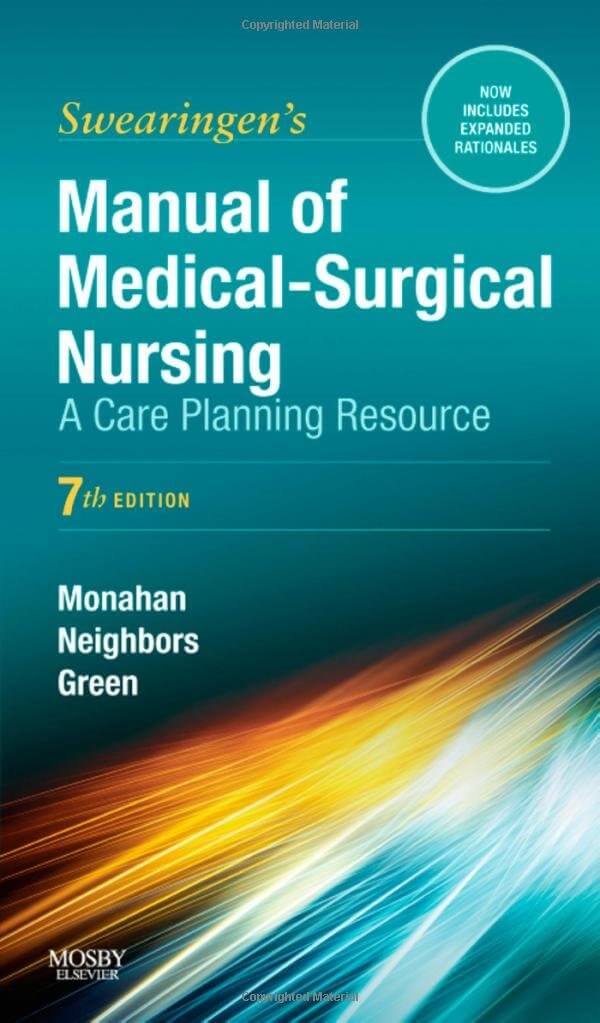 Manual of Medical-Surgical Nursing used book depot