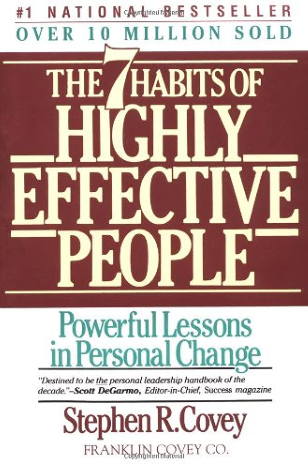 The 7 Habits of Highly Effective People used book depot