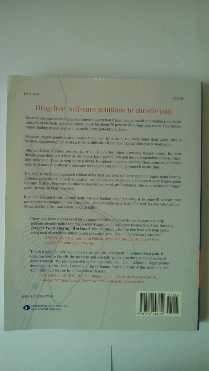 The Trigger Point Therapy Workbook: Your Self-Treatment Guide for Pain Relief, 2nd Edition