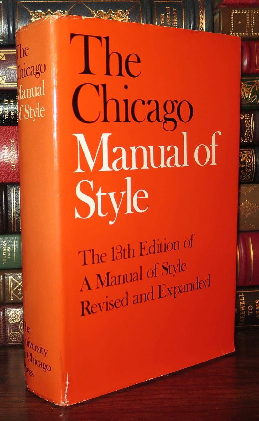 The Chicago Manual of Style: For Authors, Editors, and Copywriters used book depot