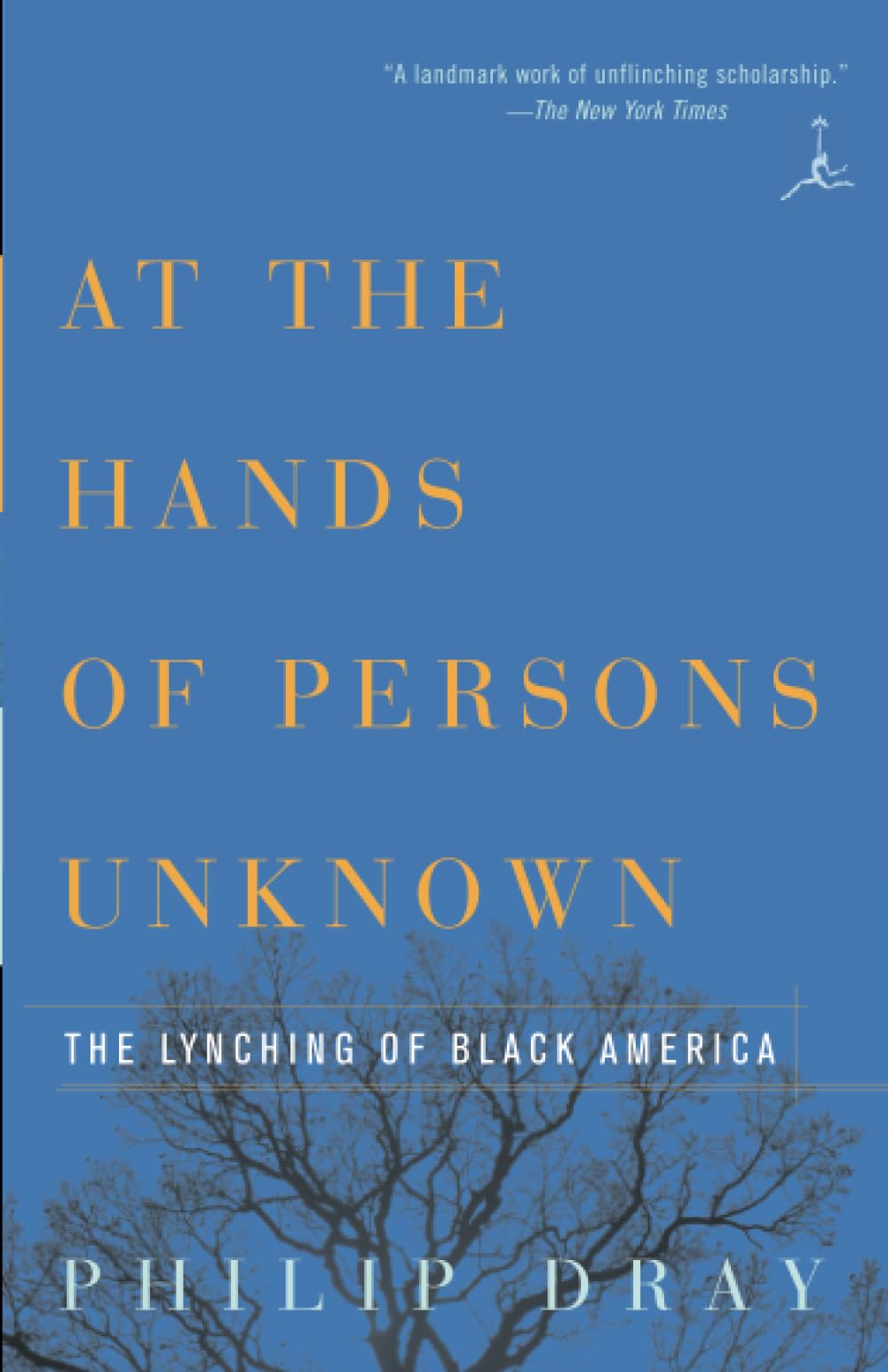 At the Hands of Persons Unknown: The Lynching of Black America (Modern Library) used book depot