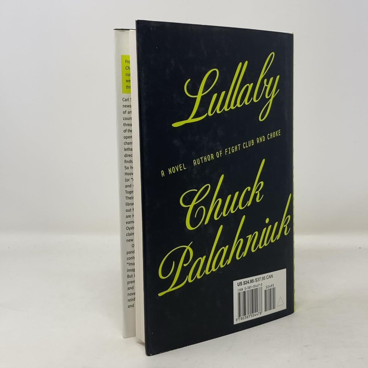 Lullaby: A Novel used book depot