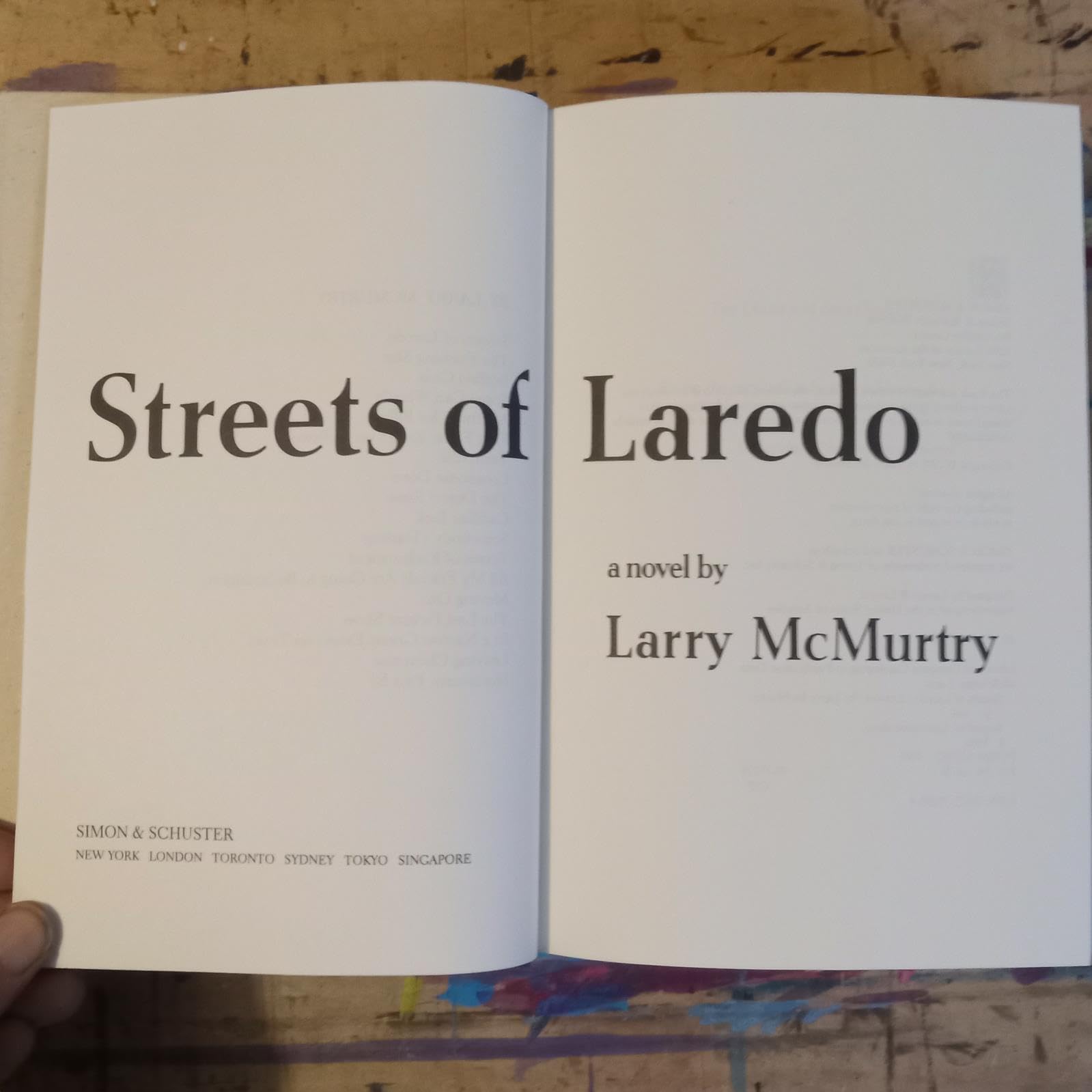 Streets of Laredo used book depot