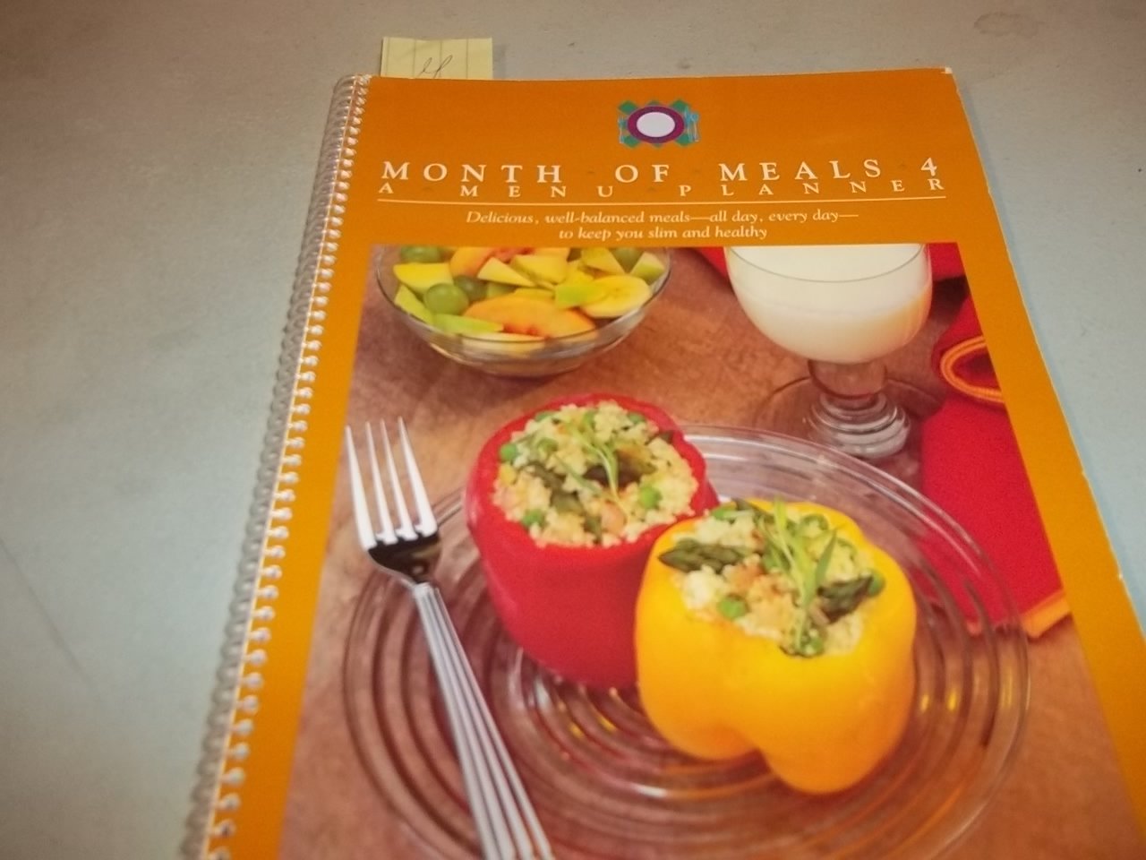Month of Meals 4: A Menu Planner used book depot