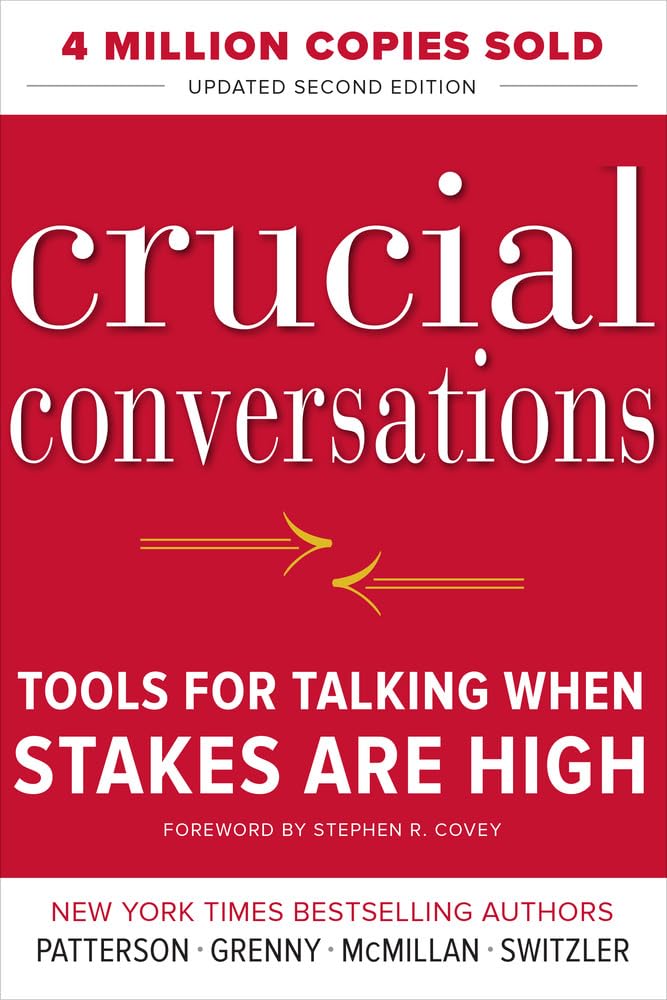 Crucial Conversations Tools for Talking When Stakes Are High, Second Edition used book depot
